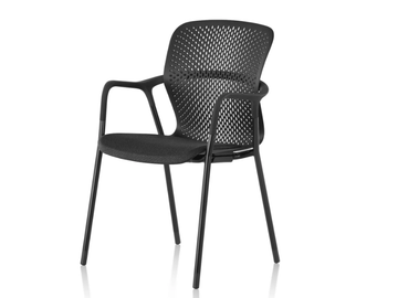 KEYN - Stackable chair with armrests by Herman Miller - view 2